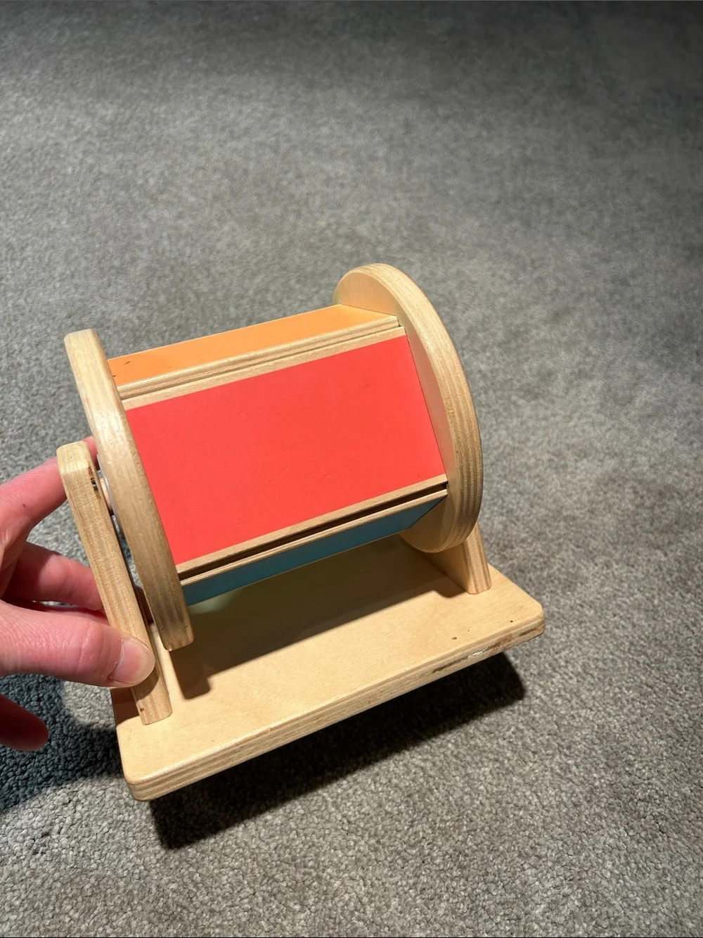 Lovevery Natural Wood Baby Activity Wheel - Natural